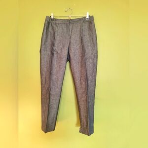 Brooks Brothers 346 Natalie Fit Linen Blend Dress Pants – Size 12